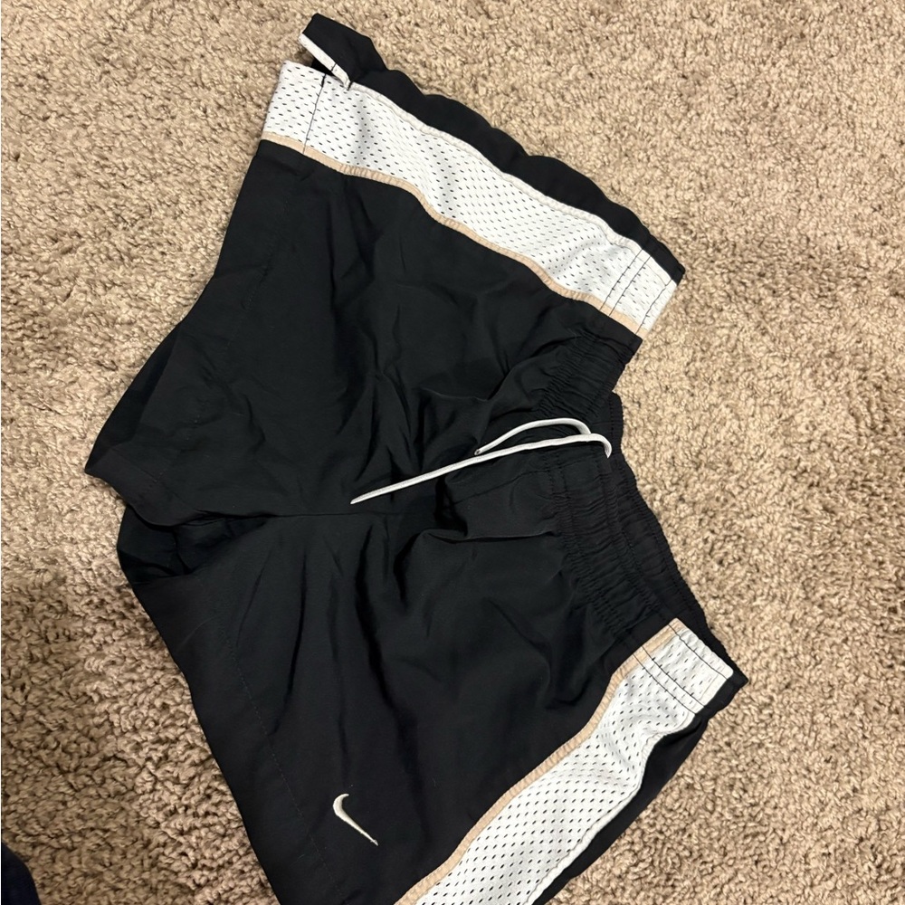 Nike Black and White Athletic Shorts